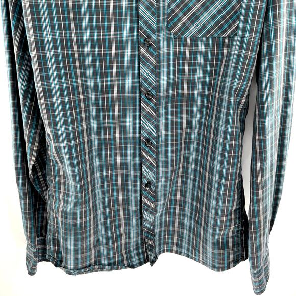 Arctyrex men’s performance plaid button front shirt - Picture 4 of 12